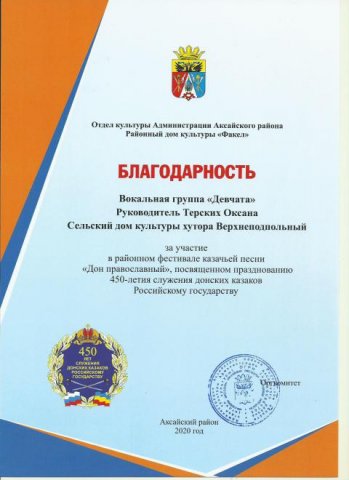 Наши достижения 2020 год
